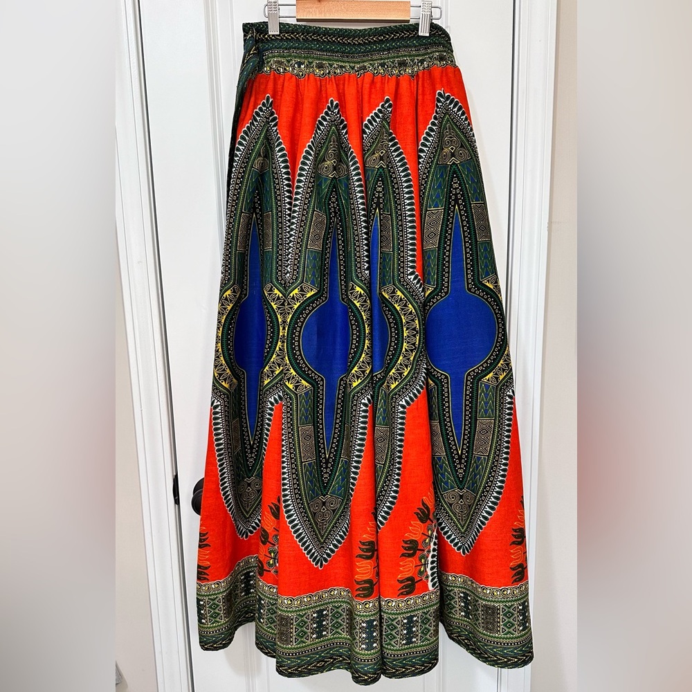 Maxi Bohemian/ African Dashiki Women’s Skirt